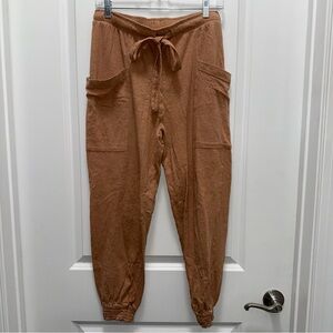 American Eagle Aerie Lightweight Tan Jogger Sweatpants